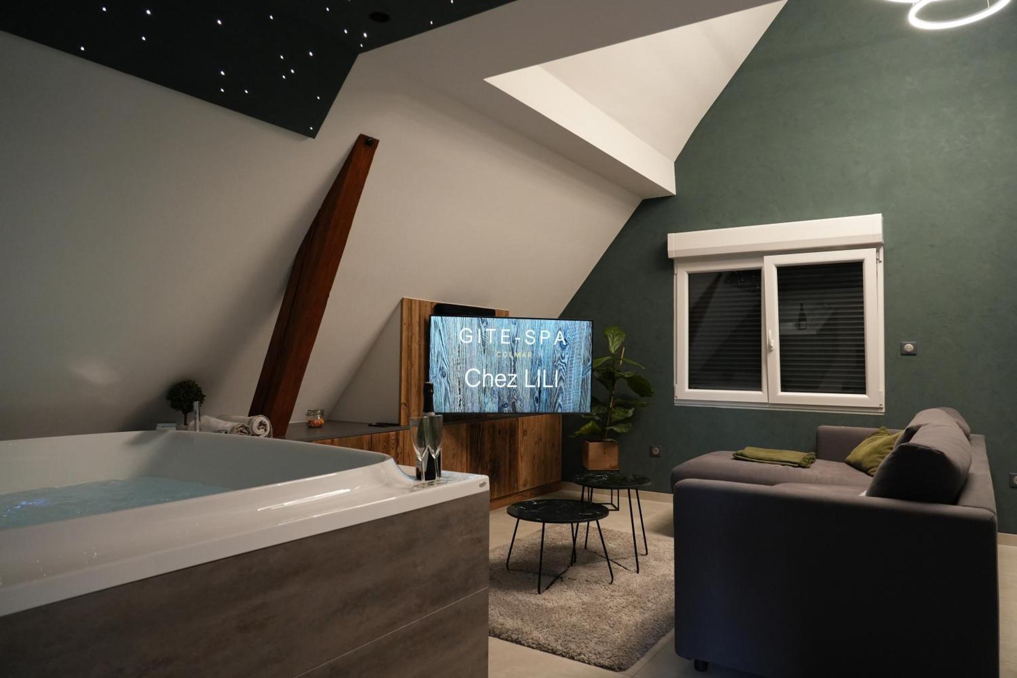 Sainte-Croix-en-Plaine Gite Spa L'Atelier Emile - Spa Privatif - 5 Min Colmar מראה חיצוני תמונה